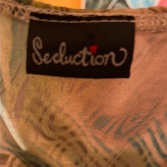 Seduction Formal Top, Blue green, large - Picture 2 of 3